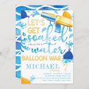 Search for water balloon party invitations Boy
