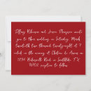 Search for crimson red wedding invitations Minimalist