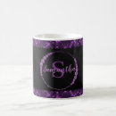 Search for purple black mugs Monogrammed