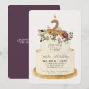 Search for girl second birthday invitations Purple