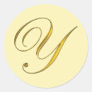 Search for y monogram stickers Elegant