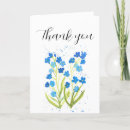 Search for forget me not thank you cards Watercolor