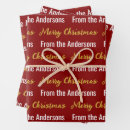 Search for red and white christmas wrapping paper Traditional