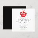 Search for a is for apple square invitations Modern