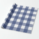 Search for navy plaid wrapping paper Gingham