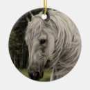 Search for white horse christmas tree decorations Pony
