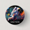 Search for astronauts badges Space