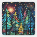 Search for winter night stickers Modern