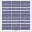 Search for printed stickers Guest names