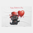 Search for valentines day towels Kitten