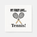 Search for tennis napkins Typography