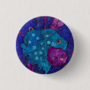 Search for underwater creatures badges Cartoon