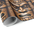 Search for tiki wrapping paper Tribal