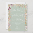 Search for boho chic 1st birthday invitations Garden party