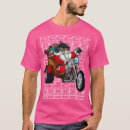 Search for santa claus on a motorcycle tshirts Vacation