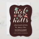 Search for deck the halls invitations Retro