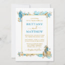 Search for beach sea shell wedding invitations Nautical