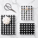 Search for black heart wrapping paper Love hearts