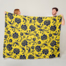 Search for navy blue and yellow blankets Pattern