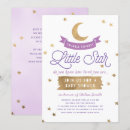 Search for twinkle twinkle baby shower invitations Purple