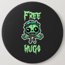 Search for zombies badges Halloween