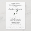 Search for twins first communion invitations Cross