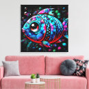 Search for pink and teal canvas prints Abstract