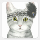 Search for dressed up cat stickers Pet