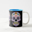 Search for purple sugar skull mugs Dia de los muertos