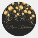 Search for gold bauble stickers Gold and black