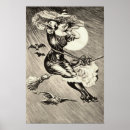 Search for black white witch posters Flying