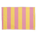 Search for vertical stripes pillowcases Yellow