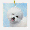 Search for bichon frise christmas tree decorations Puppy