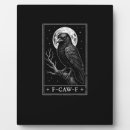 Search for funny halloween plaques F caw f