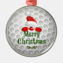 Search for golf ball christmas tree decorations Santa claus