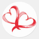 Search for double heart wedding stickers Hearts