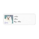 Search for bichon return address labels Maltese