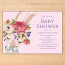 Search for rabbit baby shower invitations Gender neutral