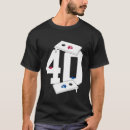 Search for number 40 tshirts Birthday