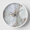 Search for tropical palm trees clocks Botanical