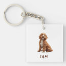 Search for dog breed key rings Goldendoodle