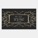 Search for great gatsby stickers Black and gold