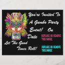 Search for gumbo invitations Mardi gras