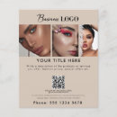 Search for beauty salon advertisement flyers Qr code