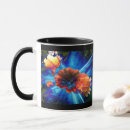 Search for light blue flowers mugs Green