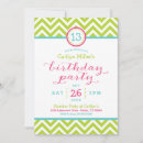 Search for zigzag invitations Girly
