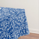 Search for blue white damask tablecloths Pattern
