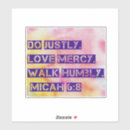 Search for micah stickers Justly