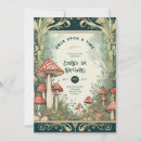 Search for toadstool birthday invitations Fairytale