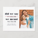 Search for rescheduled wedding invitations Change of plans